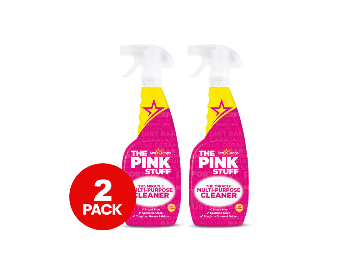 Spray de curățare multiusos Pink Stuff 750ml - pachet de 2