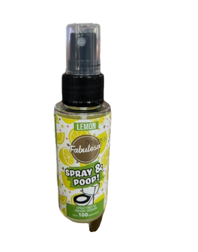 Fabulosa Spray & Poop Limone 60ml - Edizione Limitata