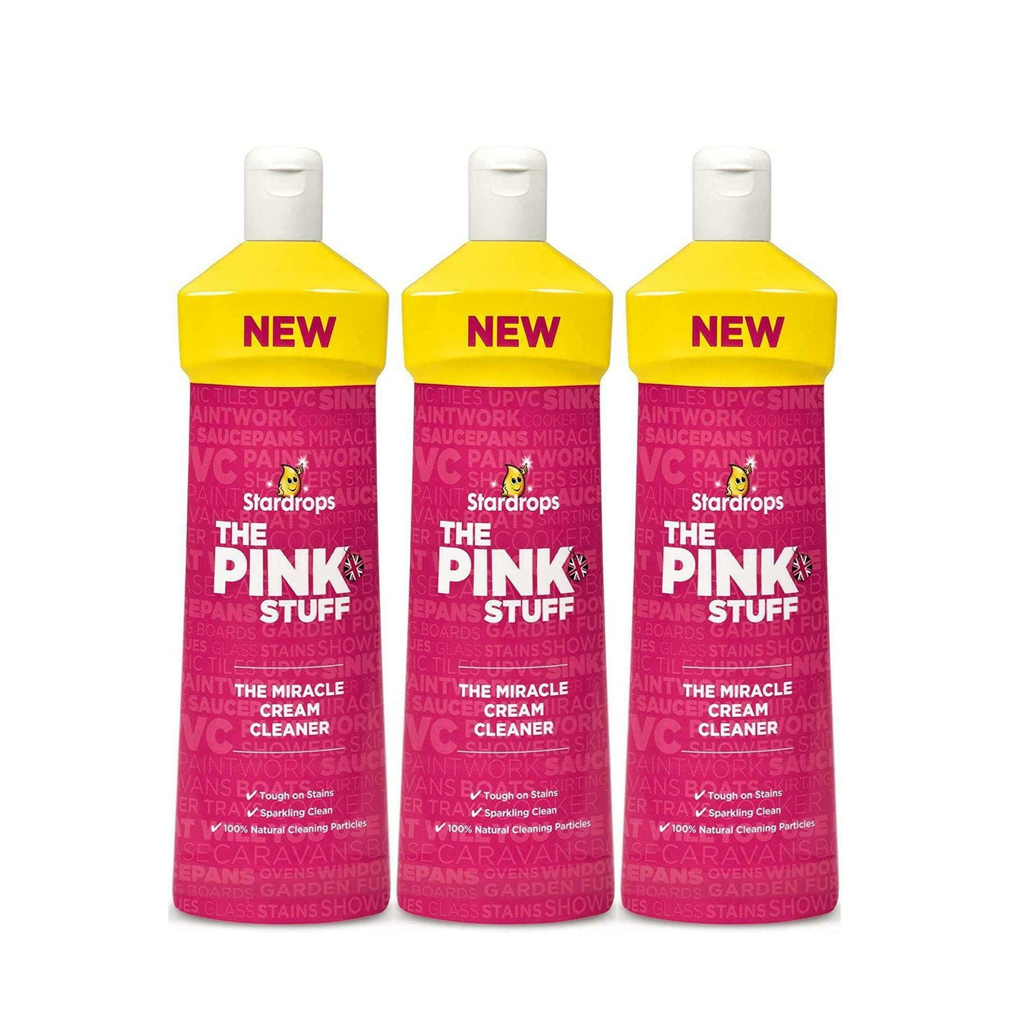 Stardrops La Pink Stuff Crema Limpiadora - Paquete de 3