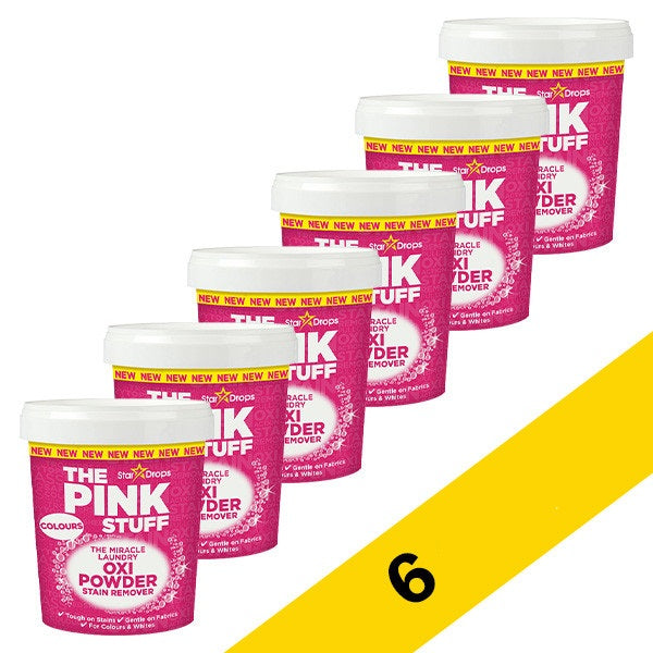 El Pink Stuff Vlekkenverwijderaar Color 1kg - paquete de 6