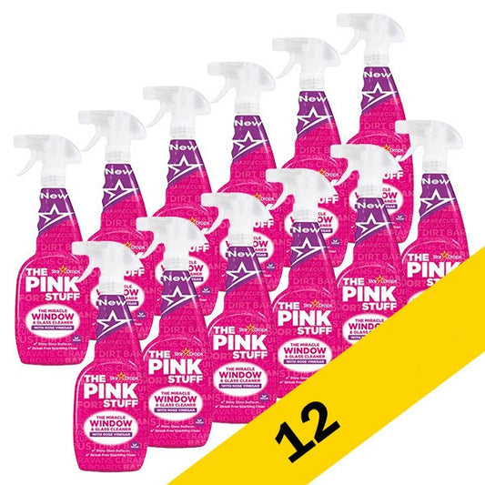 The Pink Stuff Glass Cleaner 750ml - 12 pack