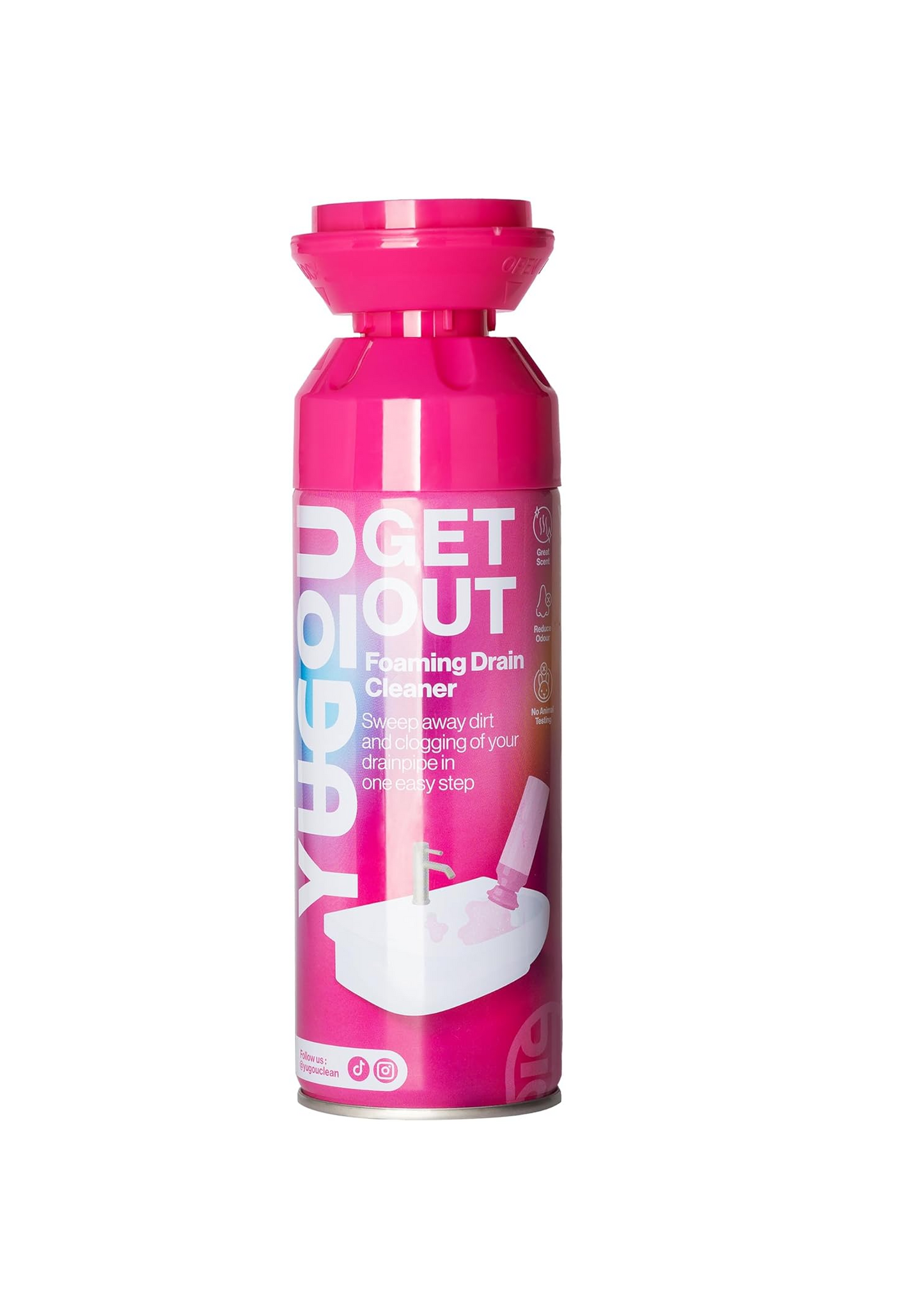 TikTok Virale: Yugou Get Out Pulitore per Dreni Schiumoso 450ml