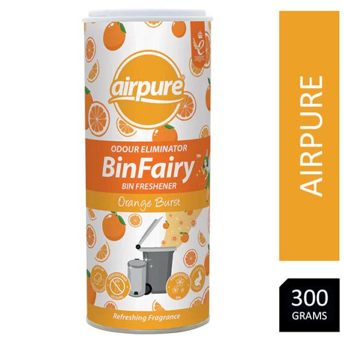 Airpure Odor Eliminator Bin Fairy - Bin Freshener - Orange