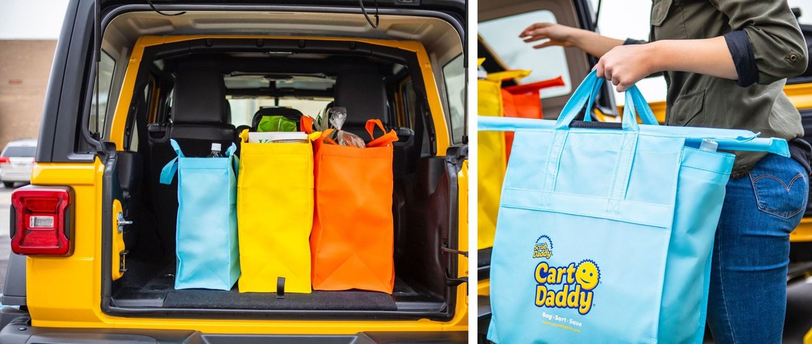 Scrub Daddy | Cart Daddy borse della spesa | Edizione Limitata