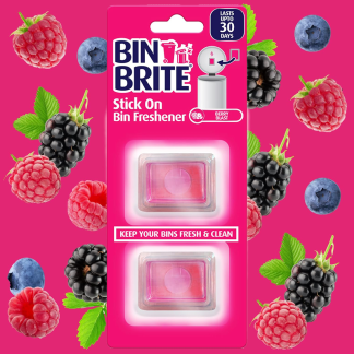 Bin Brite Stick-on Bin Refreshener – Samolepiaci osviežovač vzduchu do košov, dlhodobá sviežosť až 30 dní