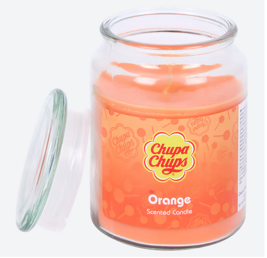 Vela Perfumada Chupa Chups 510g - Naranja