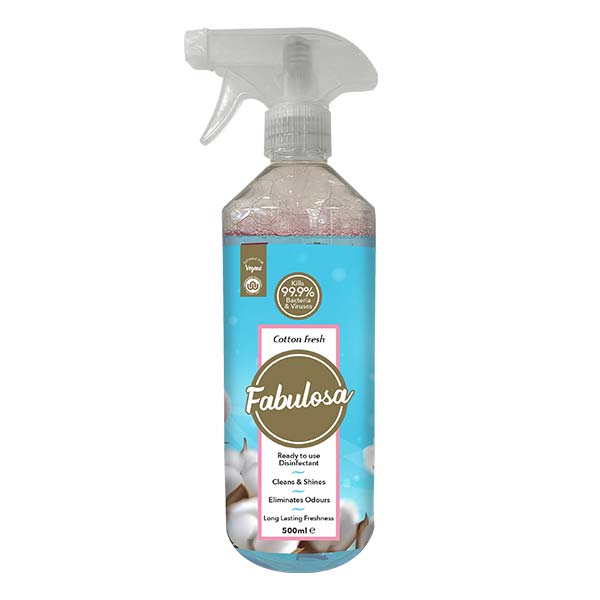 Fabulosa Limpiador Multiusos Spray Algodón Fresco 500ml - Edición Limitada