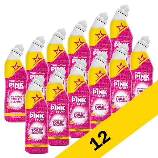 El Pink Stuff Gel de Inodoro 750ml - paquete de 12